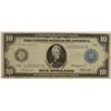 Image 1 : 1914 $10 FEDERAL RESERVE NOTE VG/F