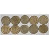 Image 2 : (10) 1865 THREE CENT NICKELS