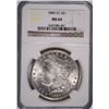Image 1 : 1884-CC MORGAN DOLLAR NGC MS-64