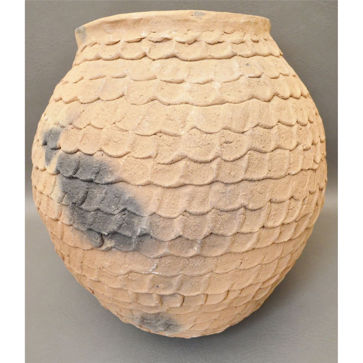 TARAHUMARA CORRUGATED POTTERY JAR