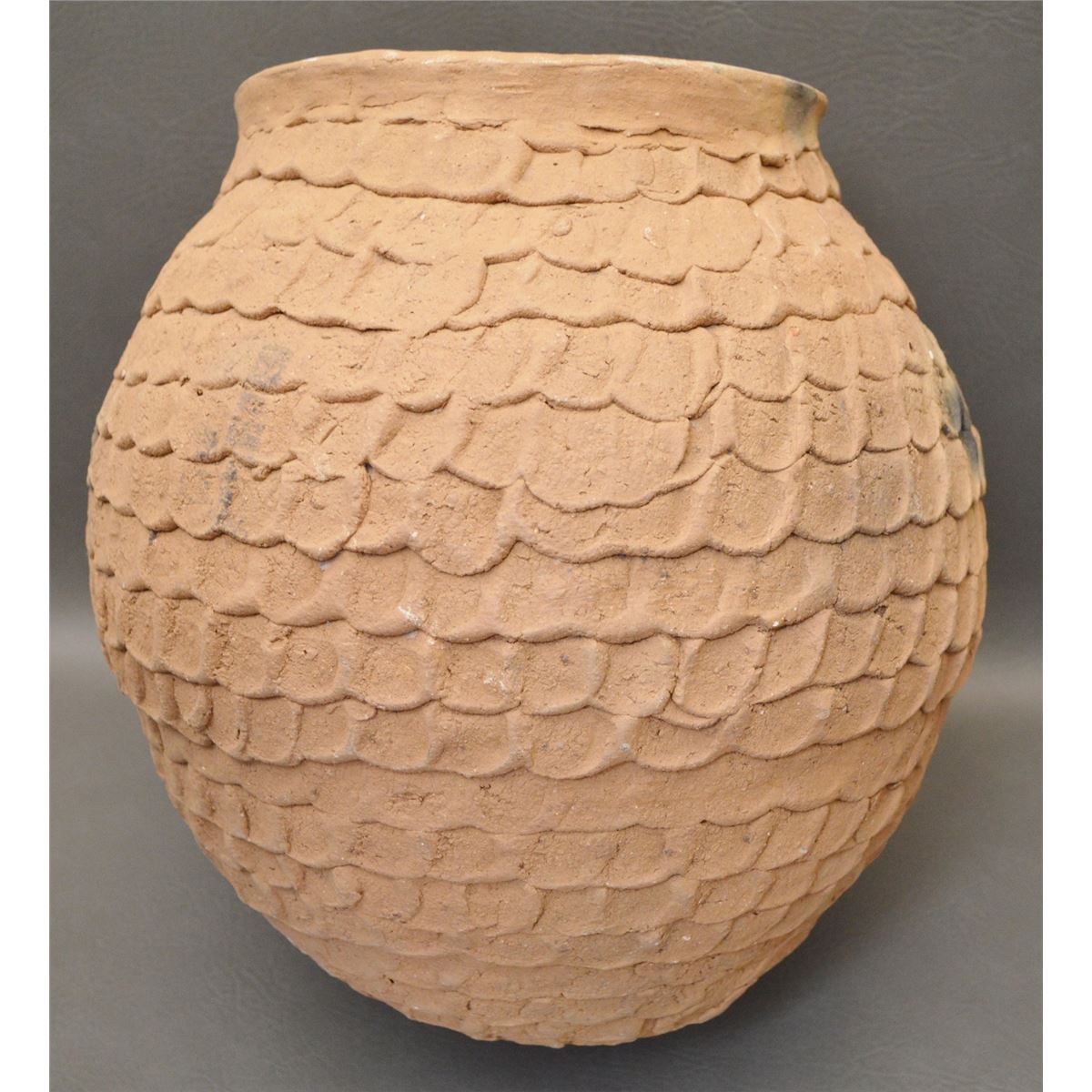 TARAHUMARA CORRUGATED POTTERY JAR