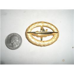 EXTREMELY RARE *GERMAN KAISERLICHE KAISER SHIP SMS U BOAT BADGE WWII NAVY AWARD MEDAL!!