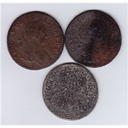 Three écus from Le Chameau