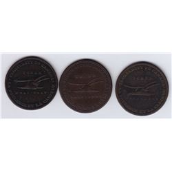 BR 718, Lesslie Halfpennies, three varieties