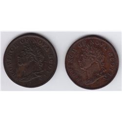 BR 869 (1824), N.S. Halfpennies