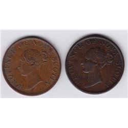 BR 874 (1843), N.S. Halfpennies