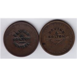 DEVINS & BOLTON MONTREAL Countermarked