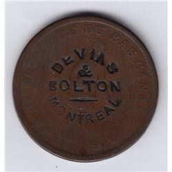 DEVINS & BOLTON MONTREAL Countermarked