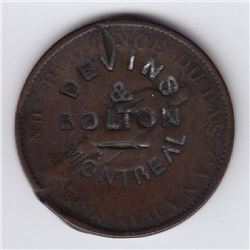 DEVINS & BOLTON MONTREAL Countermarked