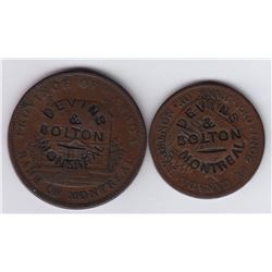 DEVINS & BOLTON MONTREAL Countermarked