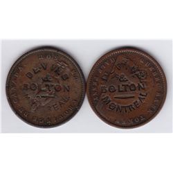 DEVINS & BOLTON MONTREAL Countermarked
