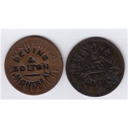 DEVINS & BOLTON MONTREAL Countermarked