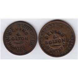 DEVINS & BOLTON MONTREAL Countermarked