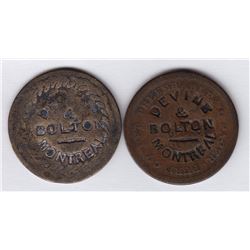 DEVINS & BOLTON MONTREAL Countermarked