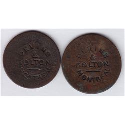 DEVINS & BOLTON MONTREAL Countermarked