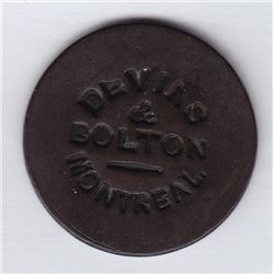 DEVINS & BOLTON MONTREAL Countermarked