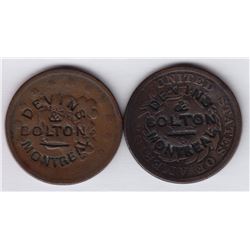 DEVINS & BOLTON MONTREAL Countermarked