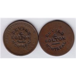 DEVINS & BOLTON MONTREAL Countermarked