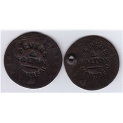 DEVINS & BOLTON MONTREAL Countermarked