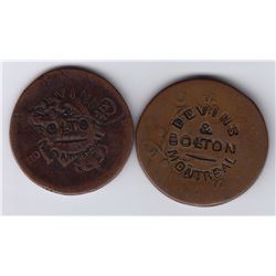 DEVINS & BOLTON MONTREAL Countermarked