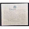 Image 1 : Breton Related Ephemera - A certificate of appointment to John Lewis Williams