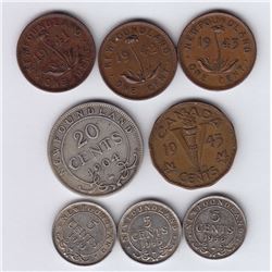 Miscellaneous Newfoundland Coin Lot
