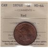Image 1 : 1876H One Cent