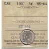 Image 1 : 1907 Five Cent