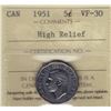 Image 2 : 1951 Five Cent