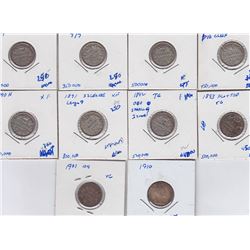 Lot of 10 Ten Cents