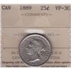 Image 1 : 1889 Twenty Five Cent