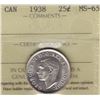 Image 1 : 1938 Twenty Five Cent
