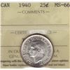 Image 1 : 1940 Twenty Five Cent