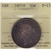 Image 1 : 1871H Fifty Cent