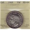 Image 1 : 1948 Fifty Cent