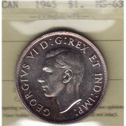 1945 Silver Dollar