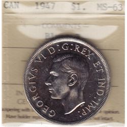 1947 Silver Dollar