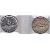 Image 2 : Lot of Two Varieties of 1953 Silver Dollars