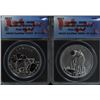 Image 1 : Lot of Two ANACS Graded Canadian Wildlife Series Silver Coins
