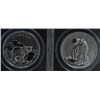 Image 2 : Lot of Two ANACS Graded Canadian Wildlife Series Silver Coins