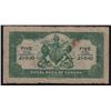 Image 2 : 1938 Royal Bank of Canada Five Dollars