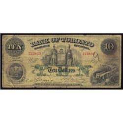 1906 Bank of Toronto Ten Dollars