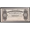 Image 1 : Newfoundland Government Cash Note One Dollar Proof