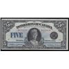 Image 1 : 1924 Dominion of Canada Five Dollars