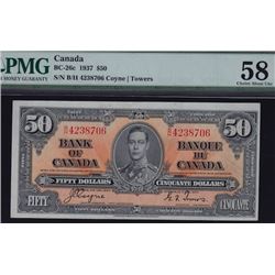 1937 Bank of Canada Fifty Dollars