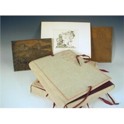 Gittore Cosomati (1871-1960) VARIOUS BOUND ETCHINGS AND ENGRAVINGS woodcut, block and plate...