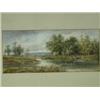 Image 1 : L. Lewis RIVER SCENES WITH FIGURES AND BOATS a pair, signed and dated '99, watercolours, 23...