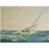 Image 1 : After Montague Dawson A WINNING TACK pencil signed print, with Fine Art Trade Guild blind s...