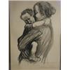 Image 1 : Kathe Kollwitz A MOTHER AND CHILD lithographic print, signed in pencil, 40 x 27cm Est. 7...