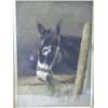 Image 1 : 19th century English School DONKEYS WITHIN A STABLE INTERIOR a pair, oil on canvas, each 22...